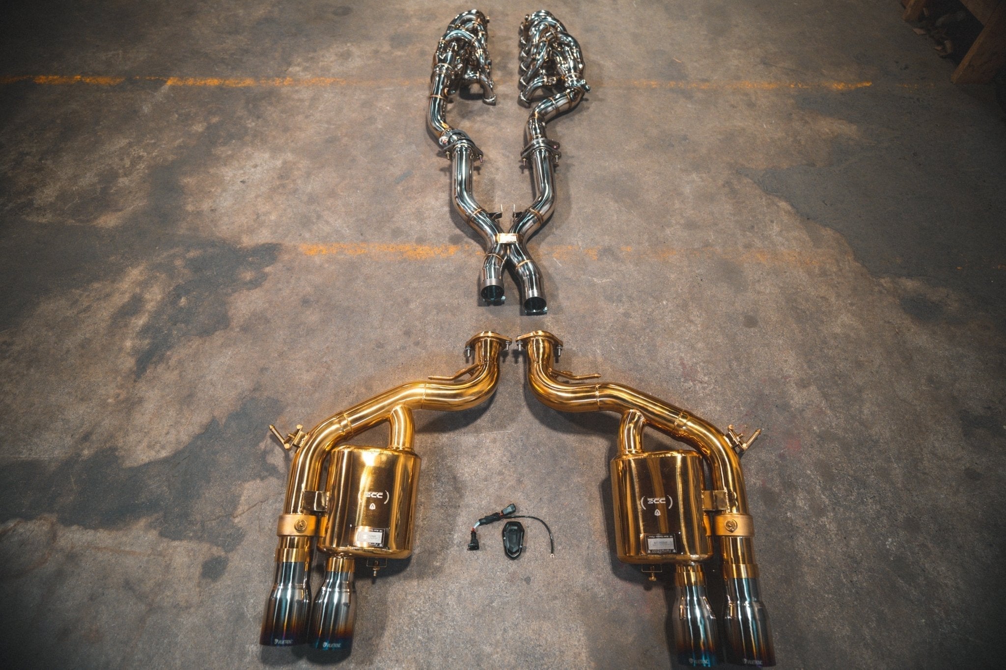 Ferrari 599 RACE F1 نظام كورساترونك الإلكتروني - Corsatronic Exhausts