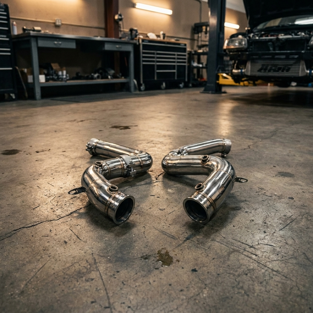 Mercedes C63 W205 downpipe