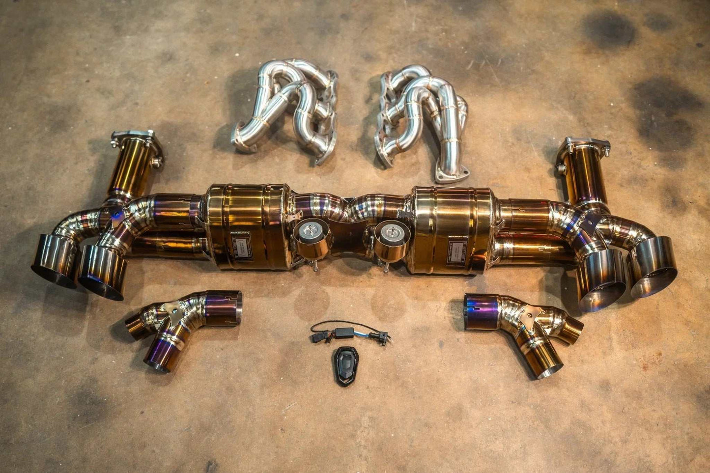 Porsche 911 Turbo 991.1 / 991.2 كات باك كورساترونك الإلكتروني - Corsatronic Exhausts