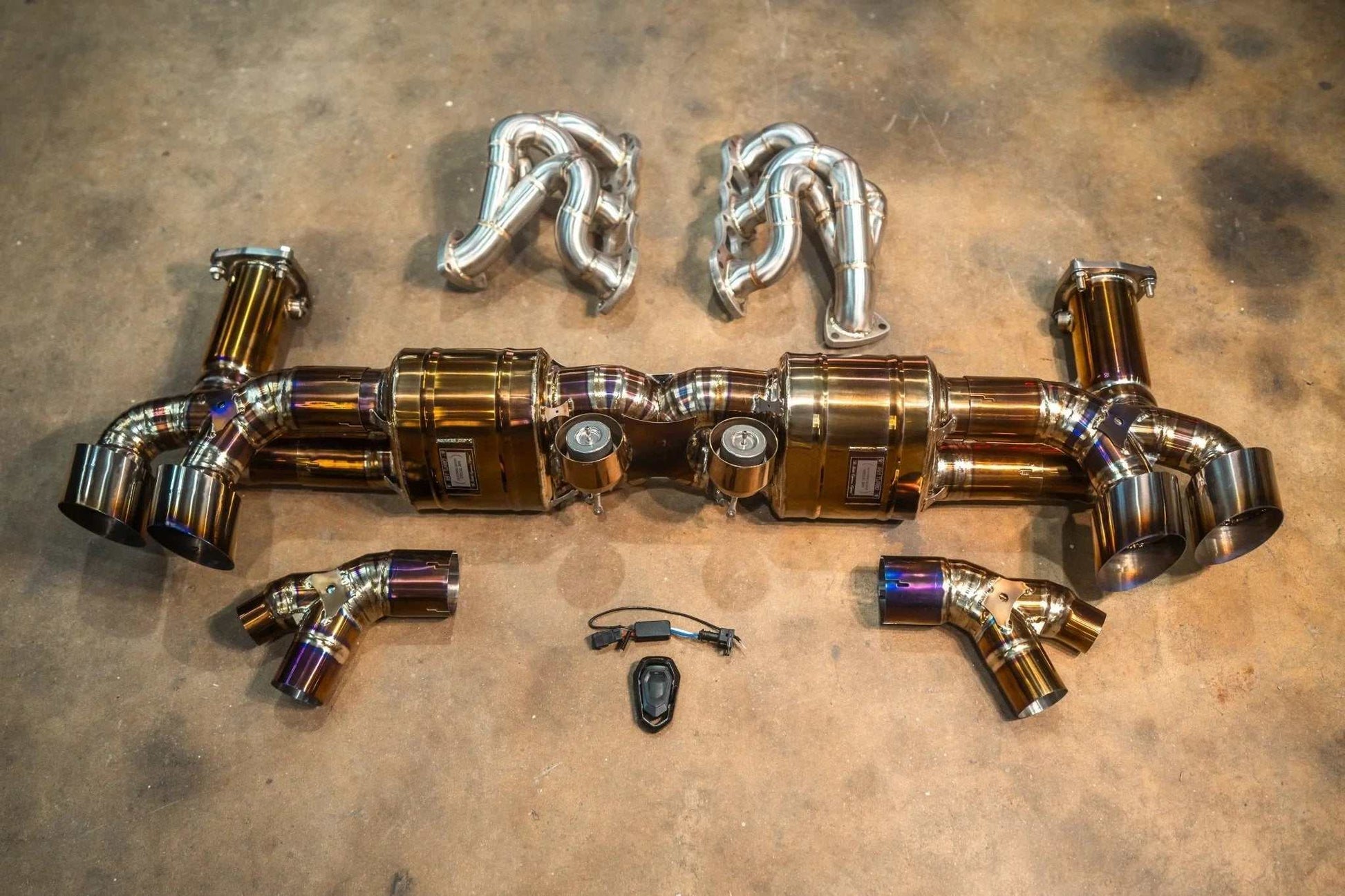 Porsche 911 Turbo 991.1 / 991.2 كات باك كورساترونك الإلكتروني - Corsatronic Exhausts